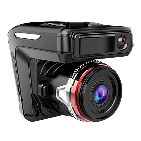 

2 in 1 sensitive detector camera portable auto lcd display car dvr hd plastic multi-function driving recorder 140 degree radar