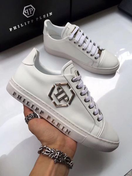 

men's leather pp skull men's casual shoes men's sports shoes 0141, Black
