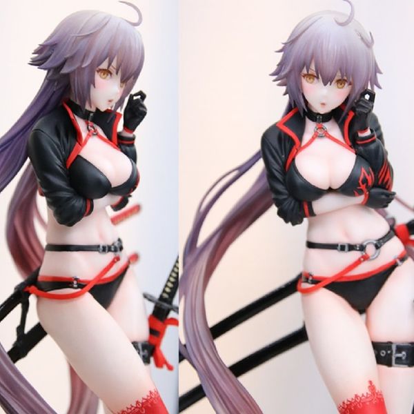 

1/6 fate / grand order jeanne d'arc (alter) girl unpainted resin figure unassambled gk model toy t200304