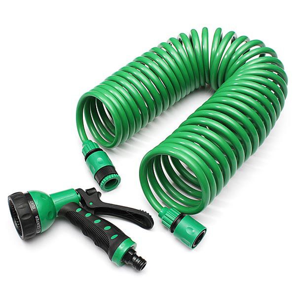 

15m eva pipe garden watering gun hose expandable magic flexible water hose eu plastic hoses pipe with spray gun watering