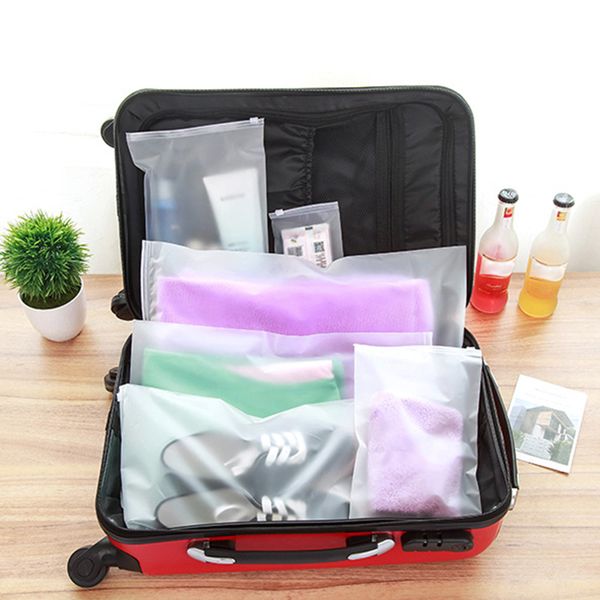 

10pcs/lot multi-size practical portable storage bags travel luggage partition storage bags for clothes and underwear packing organizer