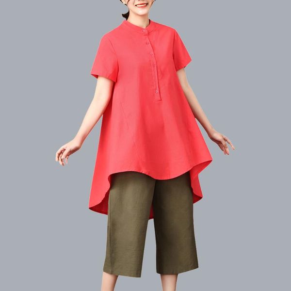 

женщины лето блузка повседневные рубашки с коротким рукавом o-образным вырезом твердые топ блузка туника femme vetement femme 2020 сорочка, White