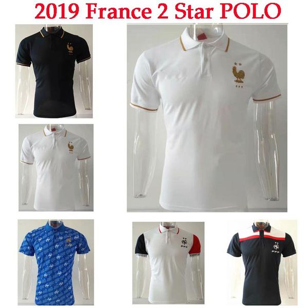 

2019 new 2 tar france polo hirt 2020 2019 occer jer ey henry polo mbappe giroud maillot de foot zidane france polo hirt