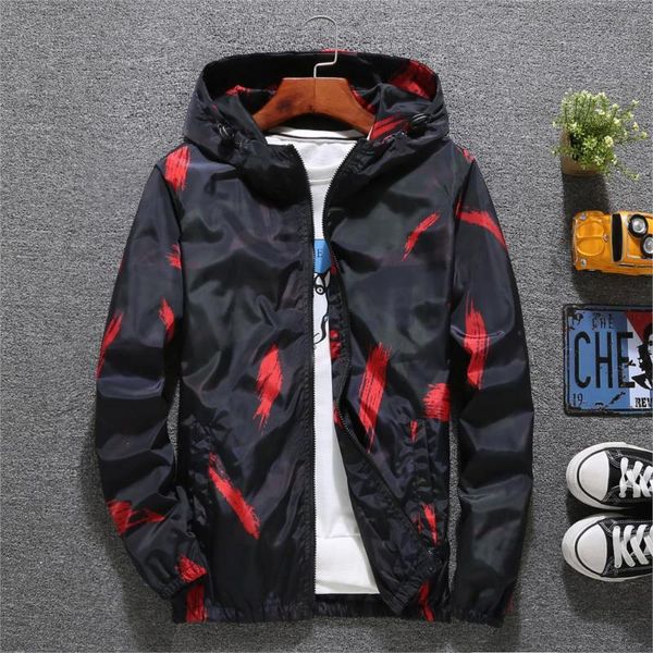 

windbreaker jacket men autumn fashion jacket men hooded casual jackets male coat thin coat outwear, Black;brown