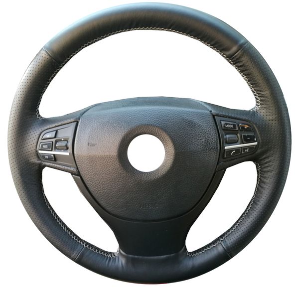 

car styling genuine leather car steering wheel cover for e90 320i 325i 330i 335i e87 120i 130i 120d accessories