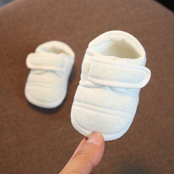 

newborn shoes newborn baby shoescloth sole shoes step front 0-3-6 months spring and autumn soft soles