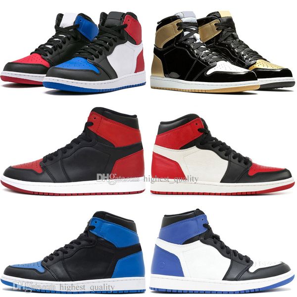 

with box 1 og banned bred toe spider-man unc 1s 3 mens basketball shoes homage to home royal blue men sports designer sneakers