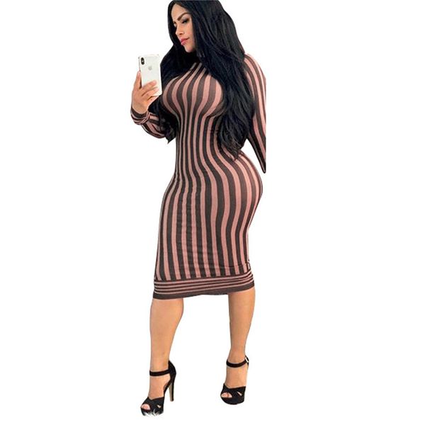 

Designer Print Women Dresses Colorful Sexy Skinny Long Sleeve Dresses O Neck Ladies Fashion Club Dress