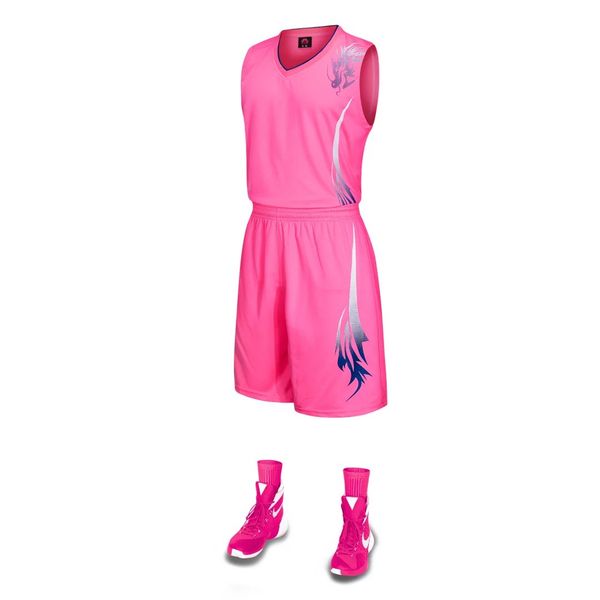 

discount men training basketball sets with shorts uniforms reversible basketball jerseys for that home and away look kits sports a9-51, Blue;black