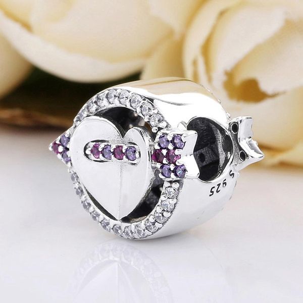 charm pandora cuore con freccia charm pandora cuore con freccia