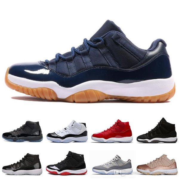 

11s prom night gym red basketball shoes men women high midnight navy space jam concord prm heiress bred gamma blue sports sneaker