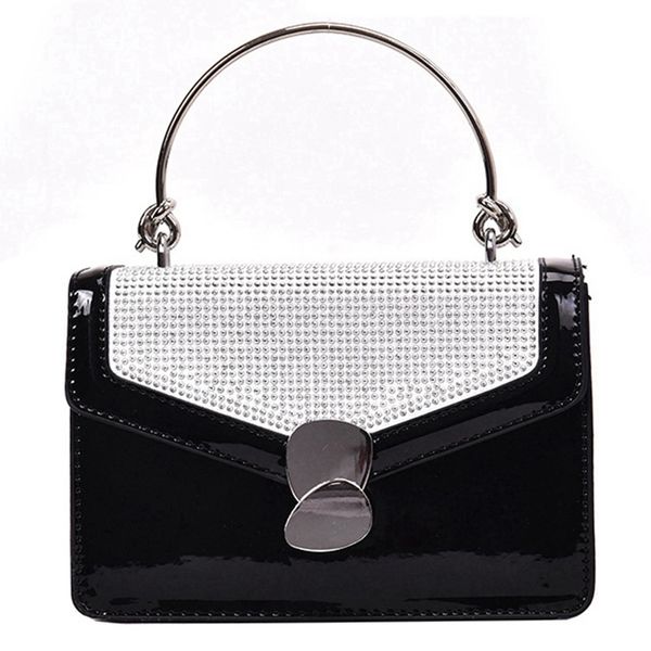 

summer pu handbag fashion single shoulder diagonal diamond chain small square bag casual handbag