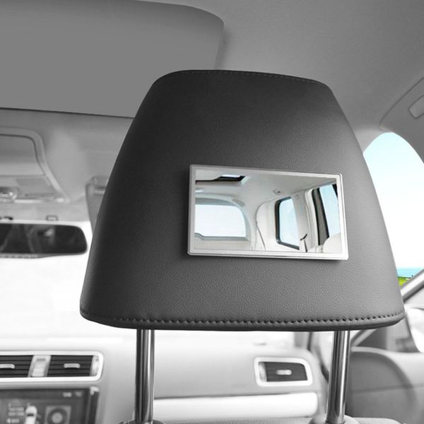 

portable car makeup mirror car interior sun-shading stainless steel hd interior mirrors