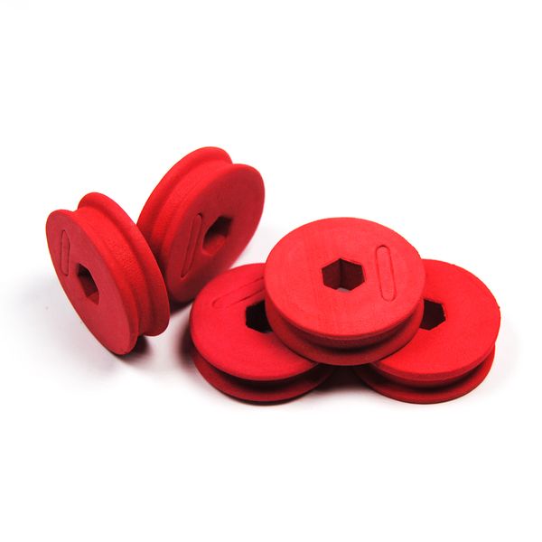 

20pcs] classic red eva foam leader hook roller,carp and fishing line wound coils