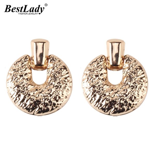 

lady fashion love heart drop earrings for women boho round pendant dangle earrings jewelry wedding party girl gifts, Silver