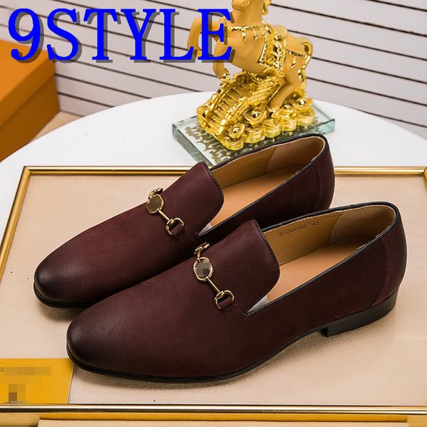 

19ss luxurious men loafers embroidery fashion casual men flats red blue unique wedding groomsman man shoes dropship 38-45, Black