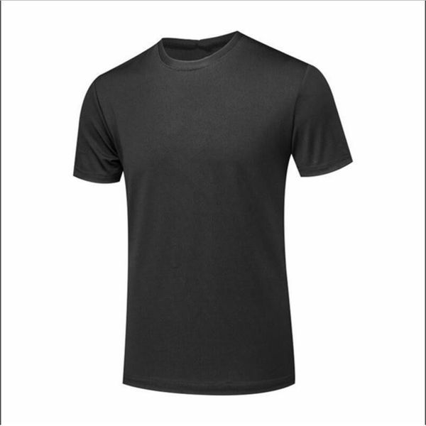 

2020 new fn66119 summer men sportt-shirt short sleeve o neck solid color gym fitness casual shirts, White;black