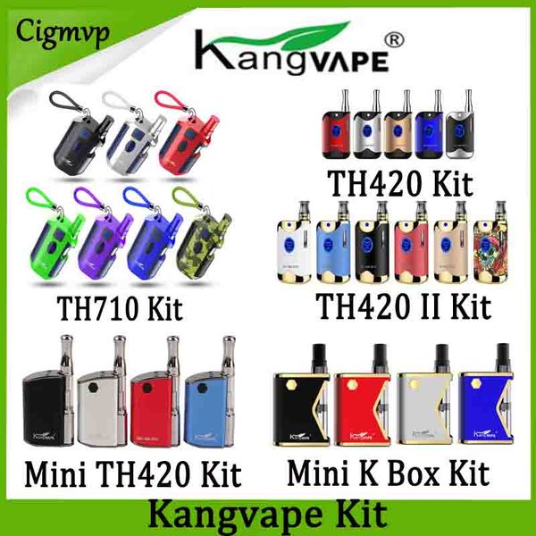 

Оригинал 100% Kangvape TH710 TH710 TH420 V1, V2, TH420 II Мини 420 К Коробка Мод комплект с 0,5 мл Керамический картридж Аутентичные катушки