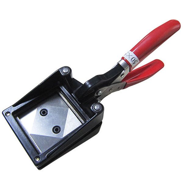 

handheld clipper passport id card p cutter 50x50mm right angle p punch