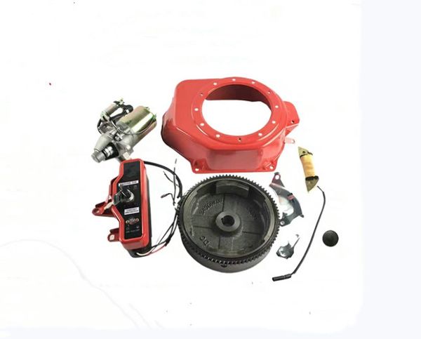 

2kw electric start kits for gx160 gx200 etc. 3kw generator housing starter motor flywheel charge coil switch diy refitting