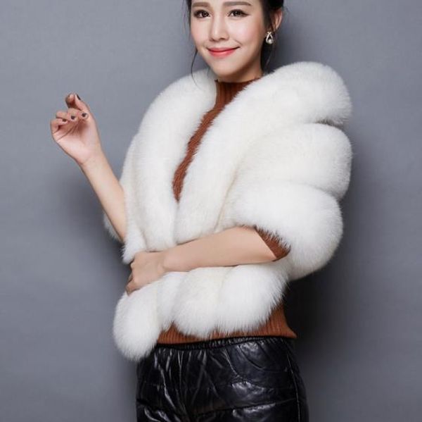 

vetement 2019 winter women's faux fur coat artificial fur overcoat furry jacket femme oversize furry fake outwear q970, Black