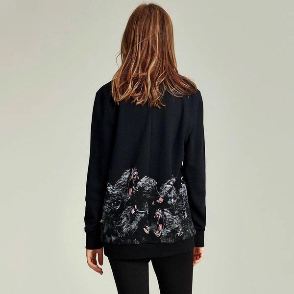 

новая осень конструктора mens женщин свитер толстовки обезьяна перемычка бабуин printed мода одежда мужские футболки толстовки верхнего каче, White;black