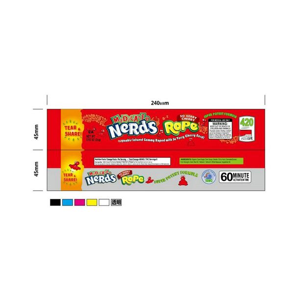 

2020 nerds rope exotic candy bag three edge sealing bag exotic mini deodorant polyester foil food package car packing from pyxlz