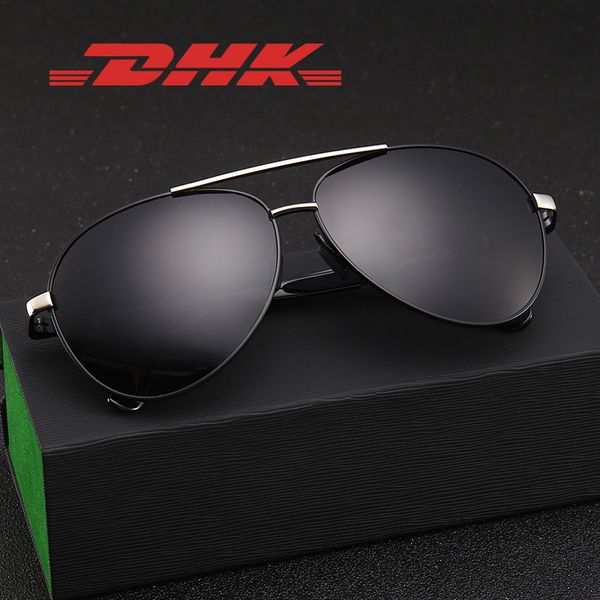 

new r brand men's polarized sunglasses classic big eyeglasses car driving fishing glasses dhk8016, White;black