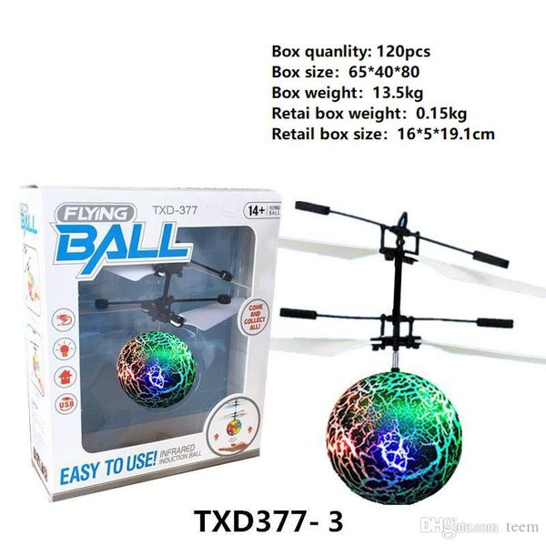 

10 model rc drone flying copter ball aircraft helicopter led fla hing light up toy induction electric toy en or kid children chri tma