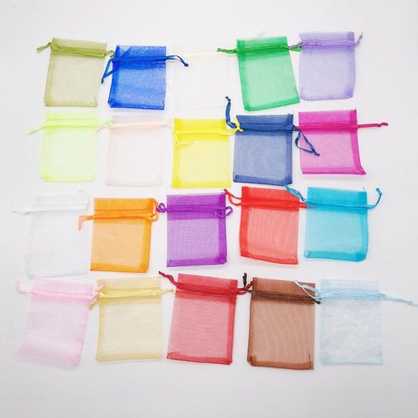 

500pcs organza gift bags 10x15 drawstring gift box packaging bag gifts for birthday christmas wedding bags bag organza