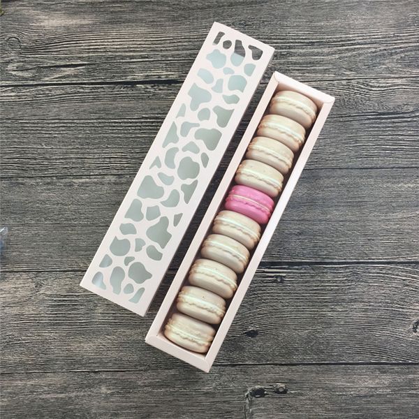 

macarons box gold color strip hollow 2 размер печенья упаковка cake box шоколадный кекс печенье box выпечка упаковка xd22300