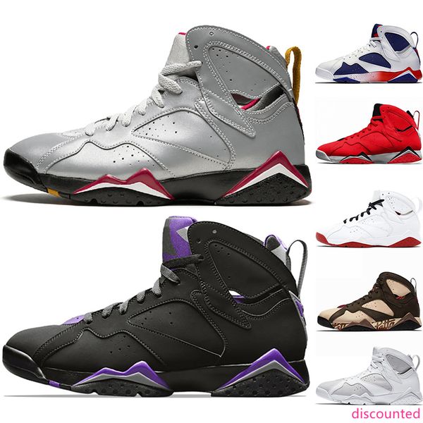 

wholesale patta 7 men basketball shoes 7s ray allen history of flight pure money mens athletic sport sneakers szie 41-47