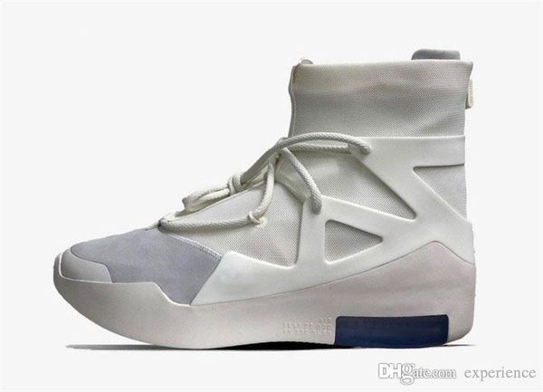 

2019 new authentic air fear of god 1 sail black frosted spruce zoom air ar4237-100 fog men basketball shoes sneakers with original box
