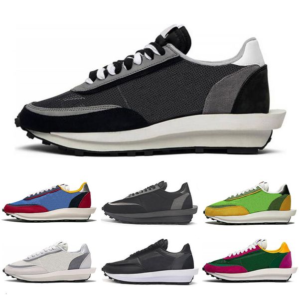

2019 fashion sacai ldv waffle mens womens running shoes green gusto pine green varsity blue mens trainers sneaker shoes size 36-45
