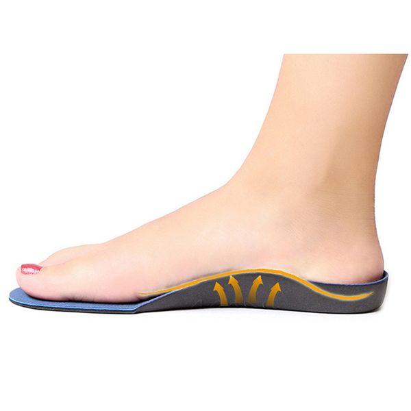 

shoes arch support cushion feet care insert orthopedic flat foot insole xs-xl, Black