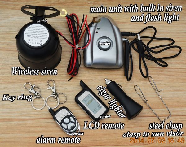 

two way car alarm door open alarm,sensor alarm,wireless learning alarm siren,-new diy no cutting wire,remote distance 1000m