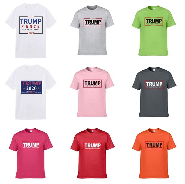 

2020 модельер трамп t-shirt men shortsleeve stretch хлопок tee дизайнер футболка мужское письмо printed марка рубашка вскользь tops men4 # 9, White;black