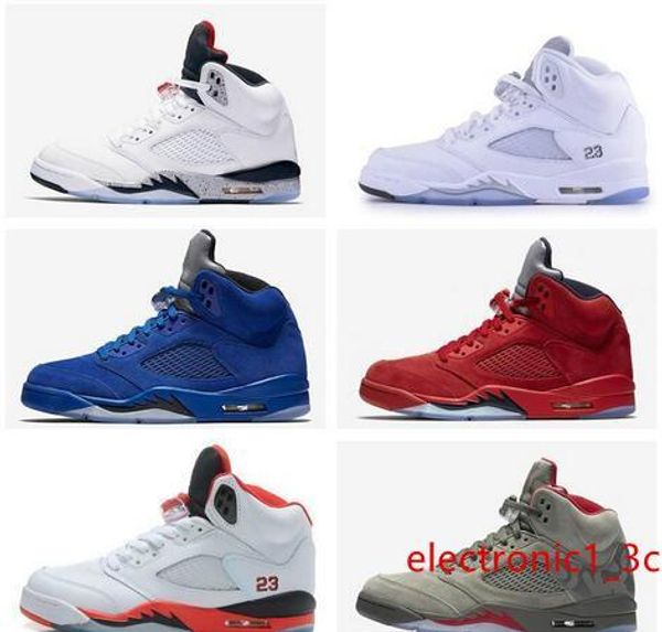 

new 5 shoe premium bordeaux man basketball shoes wine red 5s brand mens sport sneakers