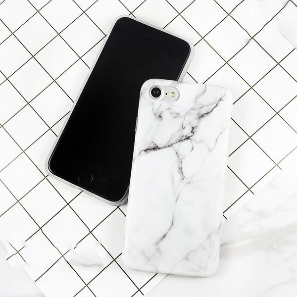 Handyhüllen aus wunderschönem Marmor-TPU-Silikon für iPhone 5 6 7 8 Plus X XS XR Max