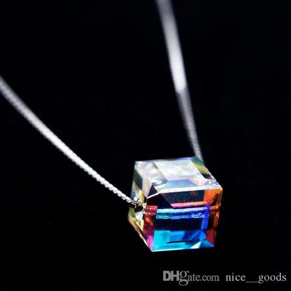 

high grade women designer pendant necklace bling bling crystal necklaces fashion 925 silver necklace jewelry for gift ing