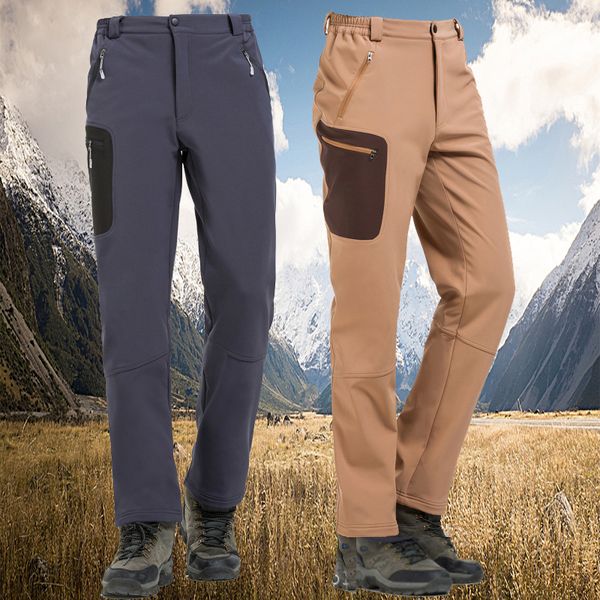 

2020 new mens snowboard pants outdoor hiking ski pants men's warm trousers windproof waterproof fishing skiing hiking