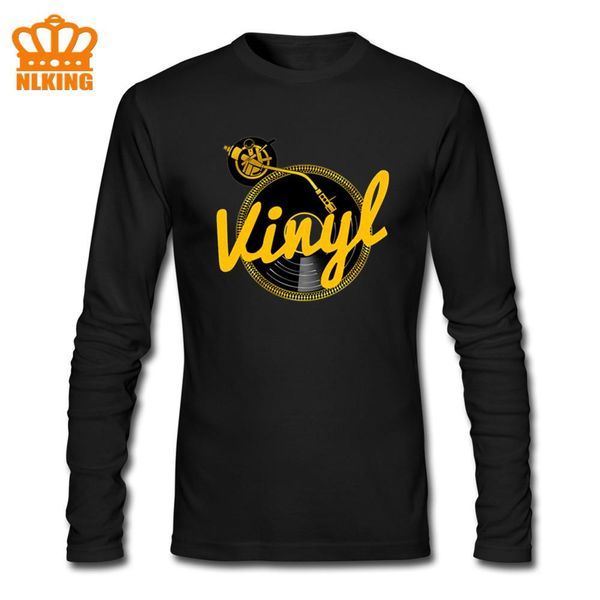 

remeber retro vinyl record player t shirt 70s 80s dj lovers tshirt men fashion long sleeves t-shirts turntables vinyl rock tees, White;black