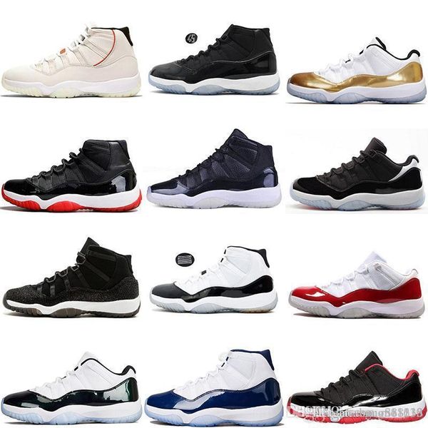 

mens basketball shoes concord 11 11s platinum tint prom night cap and gown legend barons bred infrared trainer sport sneaker
