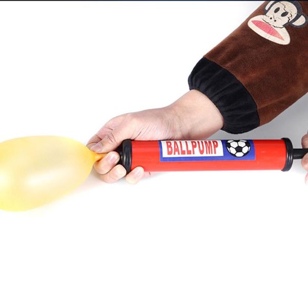 

mini soccer with needle beach yoga portable football ballon air pump manual gym inflates for exercise ball random color