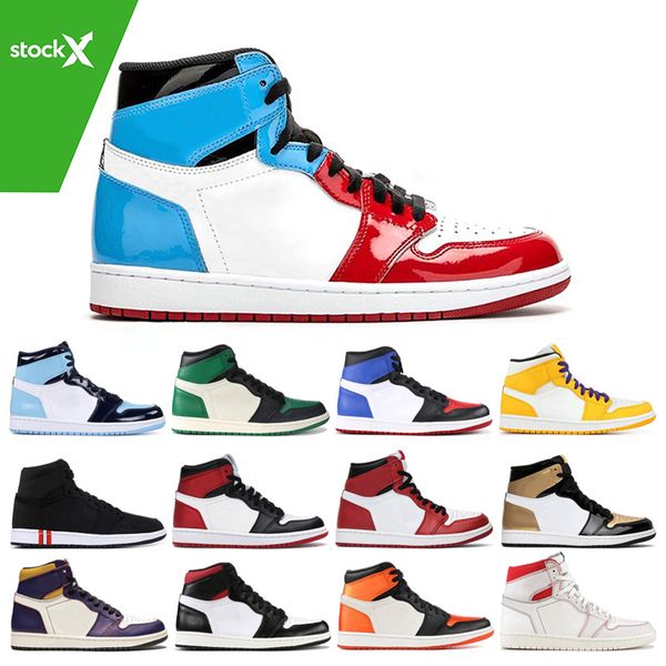 

2020 stock x mens basketball shoes 1s turbo green twist obsidian unc fearless phantom 1 backboard phantom gym red sport sneaker trainer