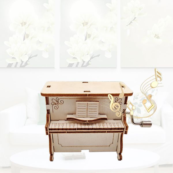 

wooden hand-cranked music box queen bohemian rhapsody music box game of thrones present