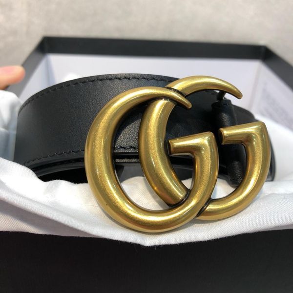 

Men 039 de igner belt ladie belt ceinture homme leather belt gold and ilver buckle ceinture femme with box, Black;brown