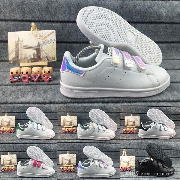 

asmit2 2018 детская суперзвезда обувь оригинальное белое золото детские дети суперзвезды кроссовки оригиналы супер звезда девушки мальчики с