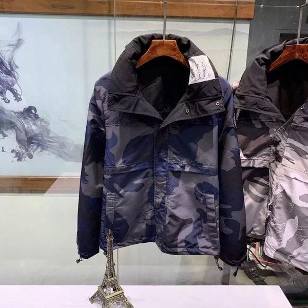 

mens designer jacket coat fashion luxury men streetwear winter jackets new arrival men brand jacket wear on both sides mens clothing, Black;brown