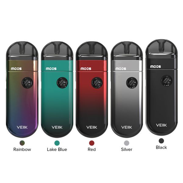 

Veiik MOOS Pod System Kit 15w 1100mAh Battery 2ml Pods Cartridge 100% Original electronic cigarettes dhl free